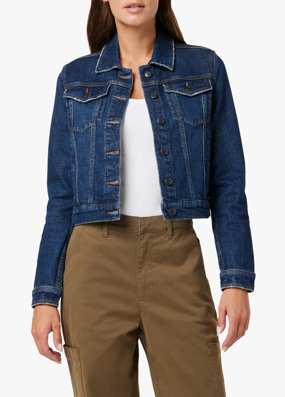 228 Joe’s Jeans Dalia Cropped Denim Jean Jacket