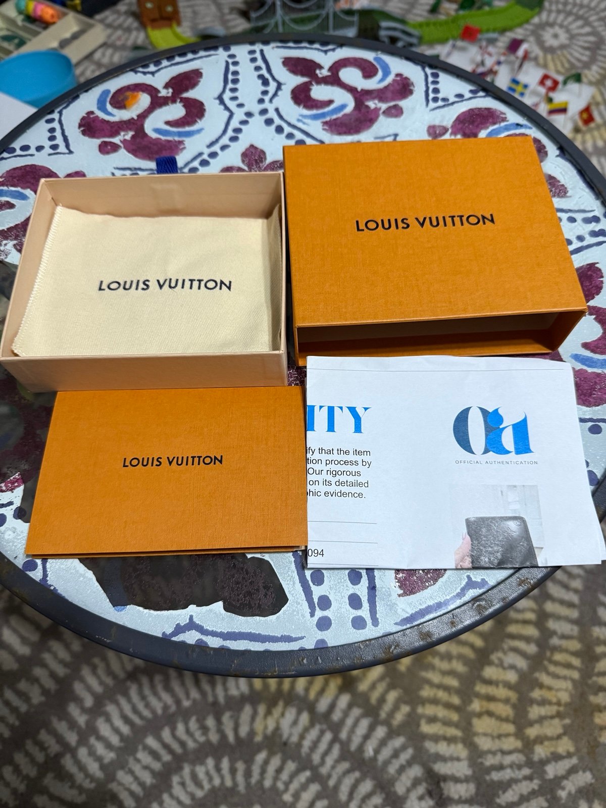 Louis Vuitton Porte Bier 6 Cult Credit Monogram Leather.