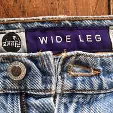 levis silvertab wide leg jeans made in USA