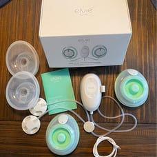 Elvie Stride Hospital-Grade App-Controlled Breast Pump and 28mm Sheilds