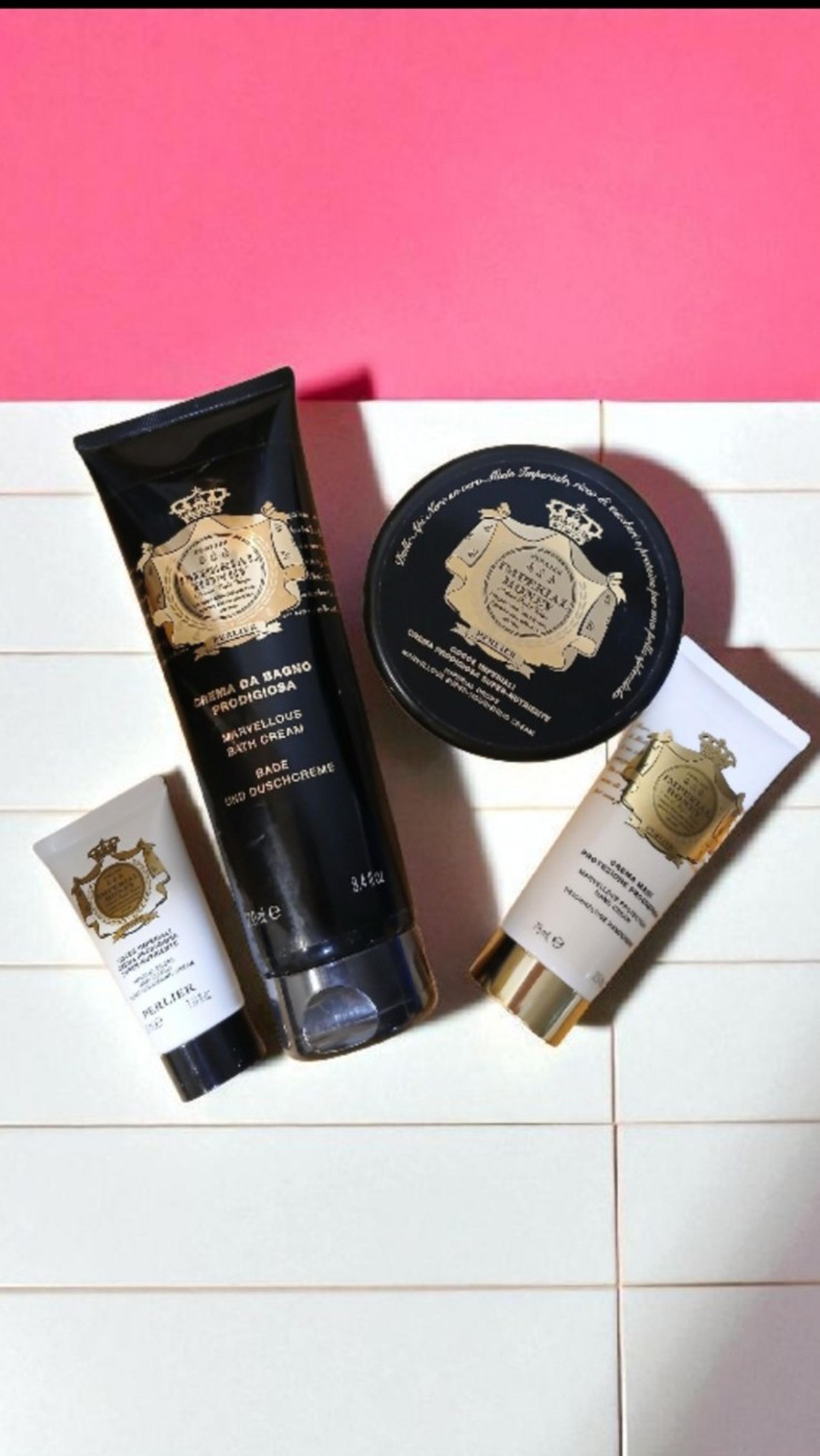 Perlier Imperial Honey 4 Piece Bath n Body Set SEALED