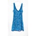 Lilly Pulitzer Electric Blue Leopard Pom Pom Gigi Wrap Short Skort Romper S