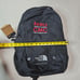 NWT The North Face Stalwart Backpack Laptop Bag Black Embroidered Company Logo