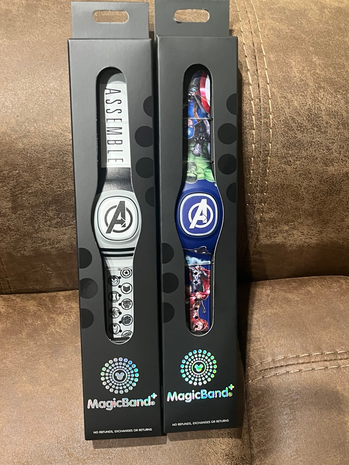 Disney Parks Lot of 2 Avengers MagicBand+ new in box both are unlinked