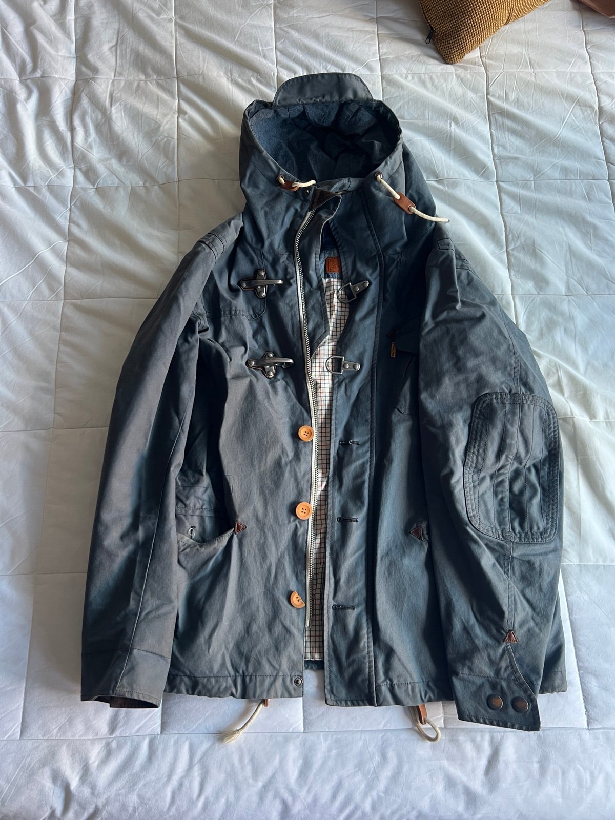 Ben Sherman Millerain Waxed Cotton Parka