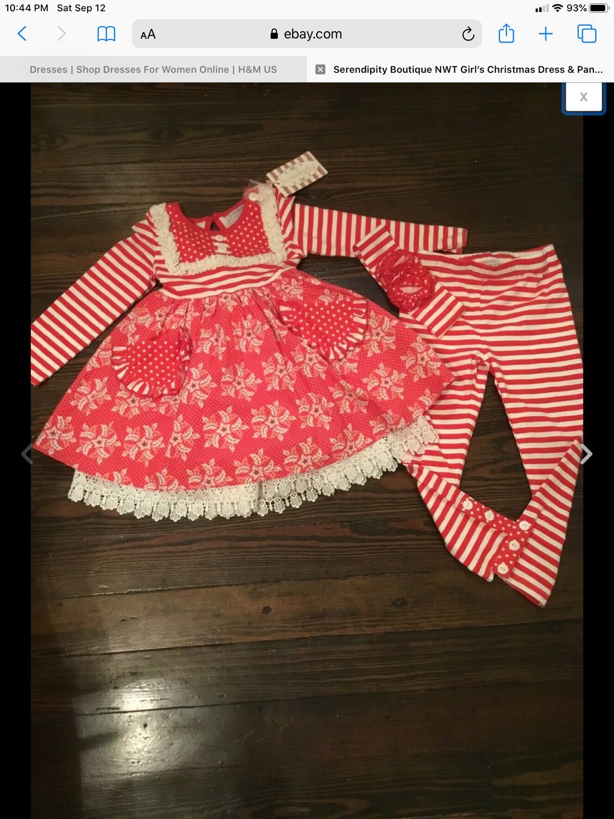Serendipity NWT Christmas Pants Set 4