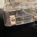 Vintage 1980's Home Phone With Push Green Buttons, Clear,Tested-READ DESCRIPTION