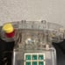 Vintage 1980's Home Phone With Push Green Buttons, Clear,Tested-READ DESCRIPTION