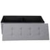 43 Ottoman Bench Footstool Durable Storage Bench Chest 8 Stitchings Decor