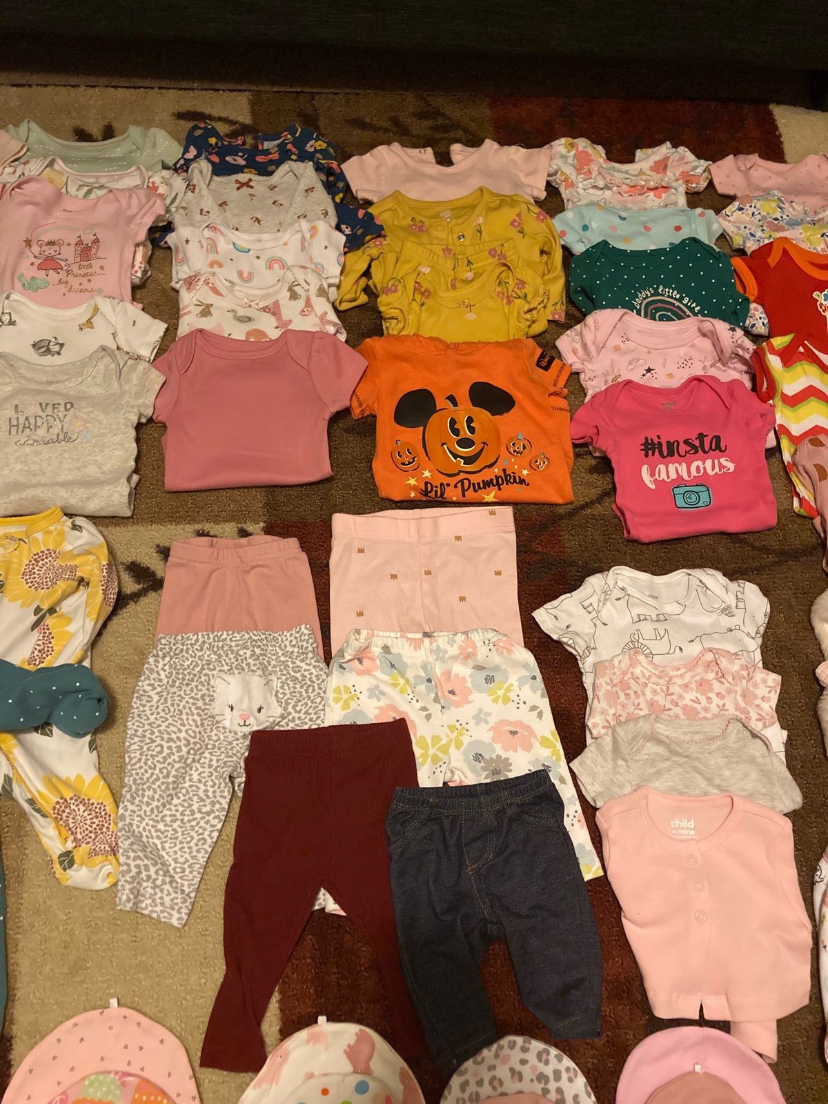 Baby girl clothing lot (65 pieces) newborn, 0-3mo, cheapest 3mo