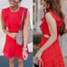 BNWT Bardot Kira Lipstick cutout dress women’s size 6/small 129