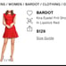BNWT Bardot Kira Lipstick cutout dress women’s size 6/small 129