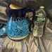 Pitcher and Bowl Handmade/Handpainted Spain Rare Collectible Blue