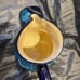 Pitcher and Bowl Handmade/Handpainted Spain Rare Collectible Blue