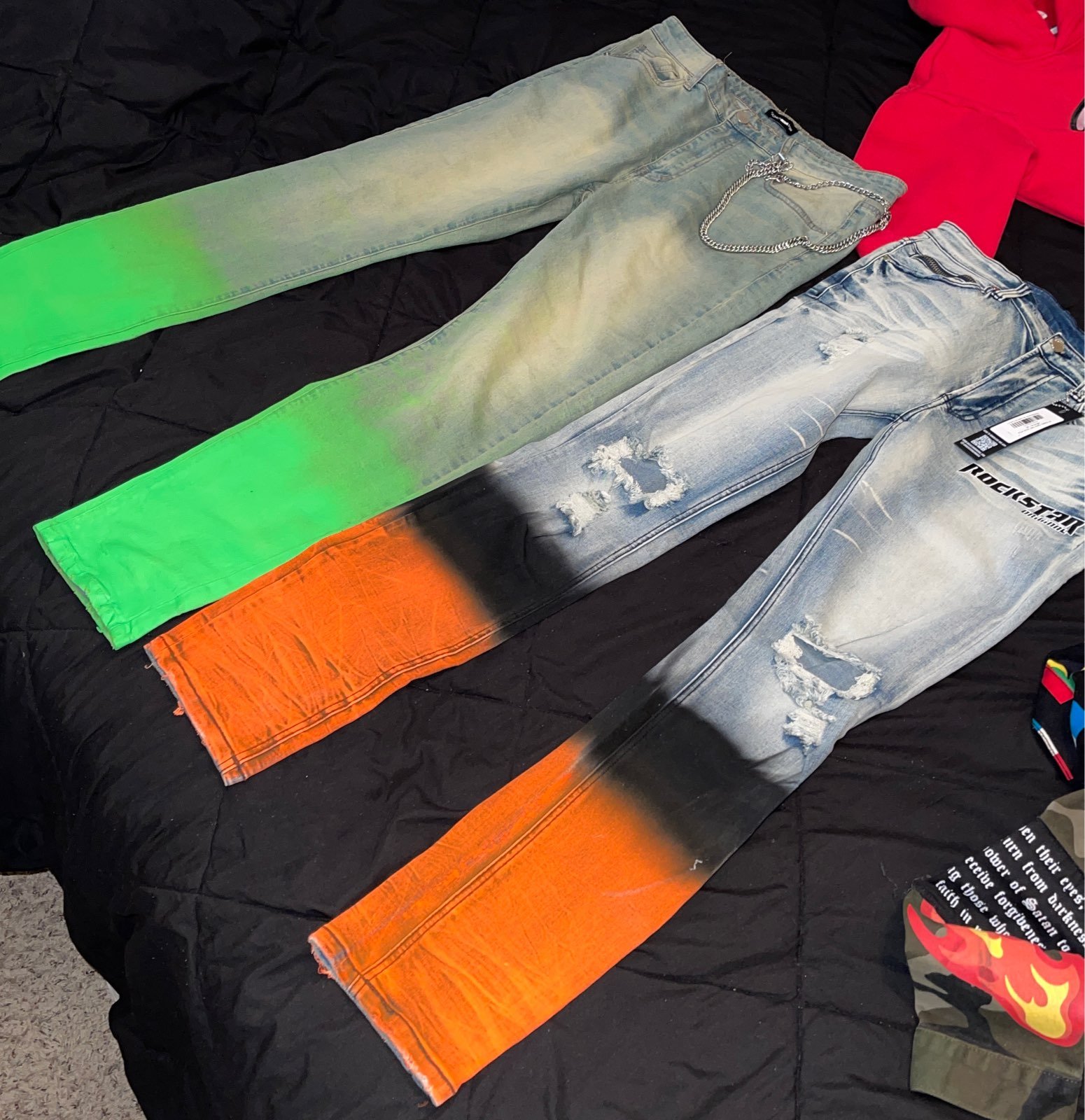 Fashion Nova Men & RockStar denim limited edition jeans