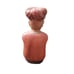 Vintage Asian Crouching Boy Sculpture Solid Wood Home Decor