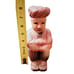 Vintage Asian Crouching Boy Sculpture Solid Wood Home Decor