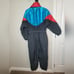 Vintage Women's Innbruck Sportswear Retro Blue Red and Black Snow Suit sz M