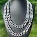 Iced Cuban Link Chain White Gold 15mm