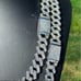 Iced Cuban Link Chain White Gold 15mm