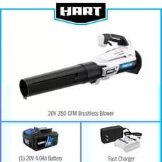 New HART 20-Volt Brushless Turbo Fan Blower 350CFM 20V Tool w/Battery HGBL031VNM