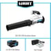 New HART 20-Volt Brushless Turbo Fan Blower 350CFM 20V Tool w/Battery HGBL031VNM