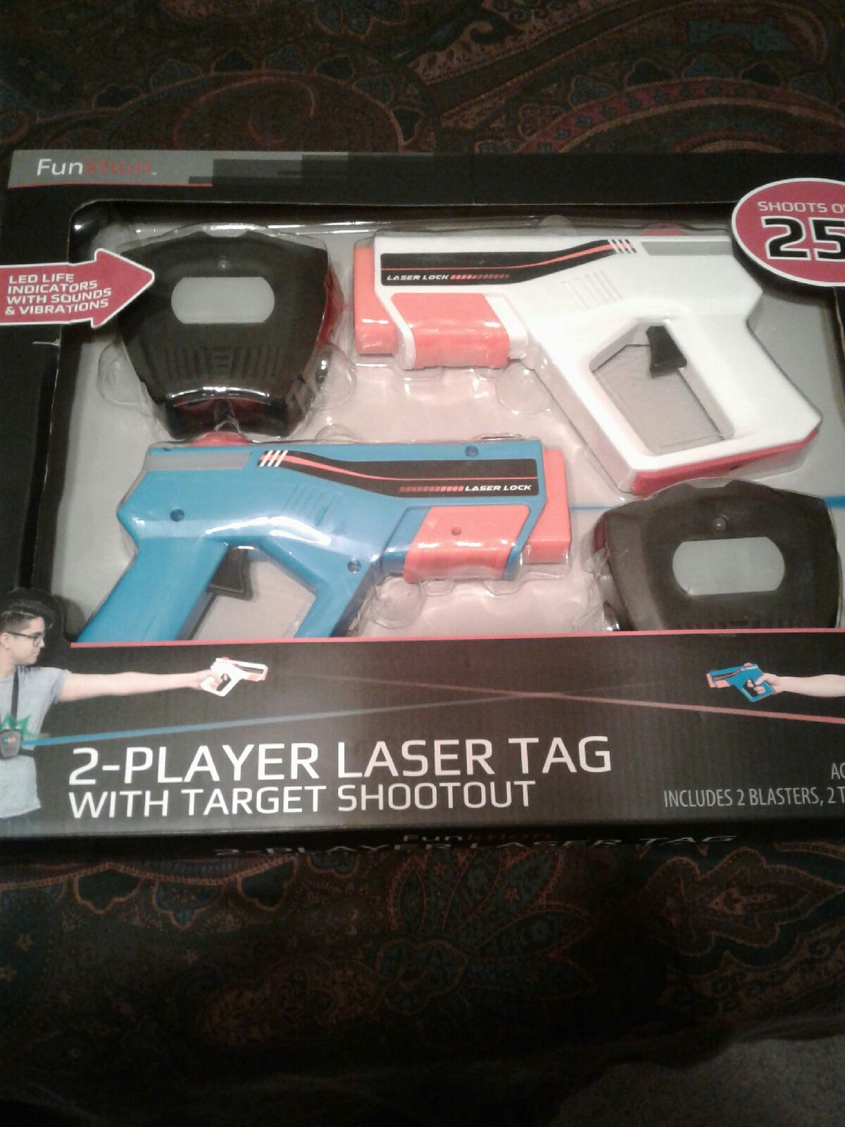 2 player laser tag game