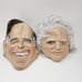 Vintage George H.W. & Barbara Bush Halloween Mask Cesar 1980s Point Break Rare!