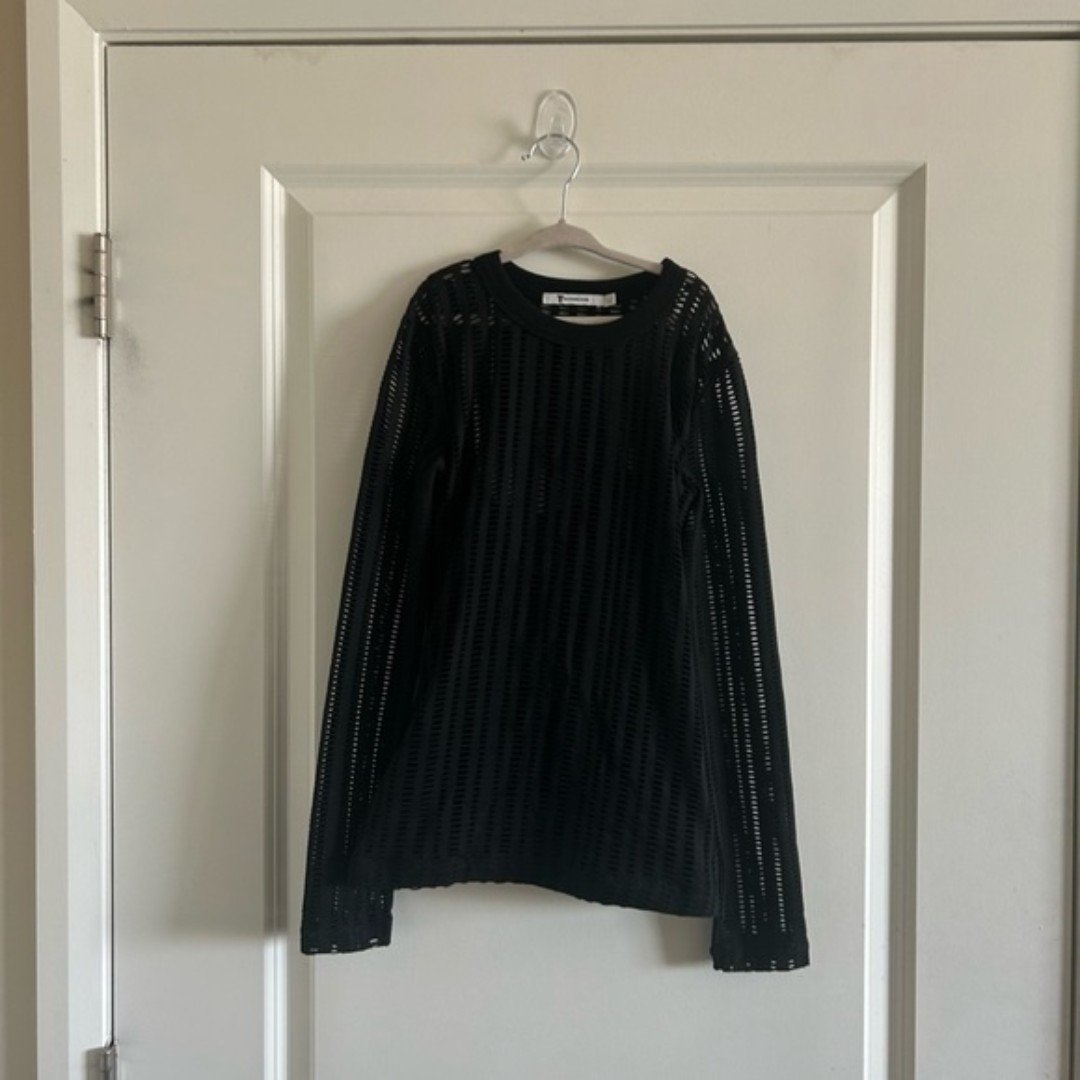 T By Alexander Wang Crew Neck Long Sleeve Top