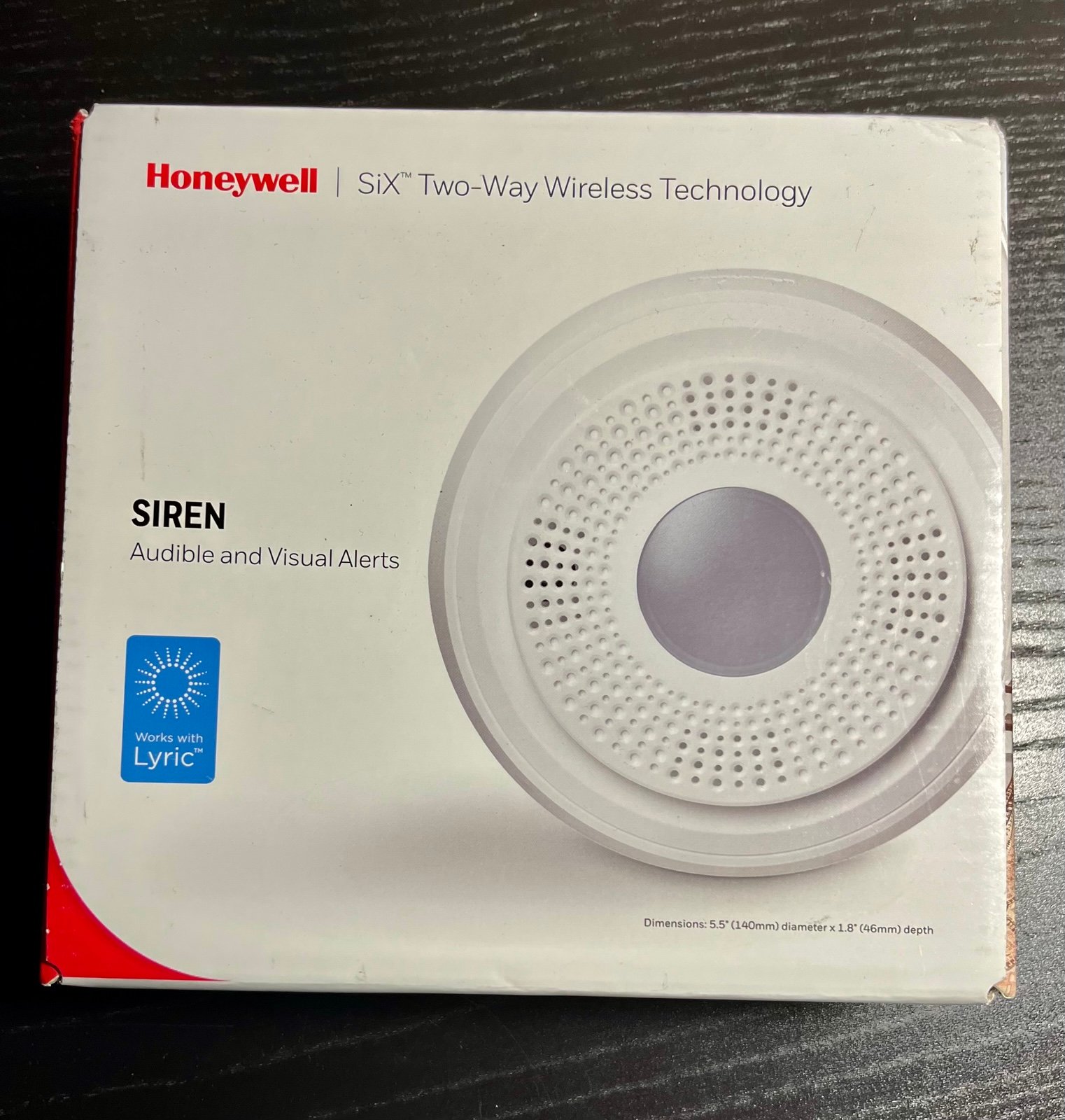 *New Sealed* Honeywell Six Two-Way Wireless Technology Siren