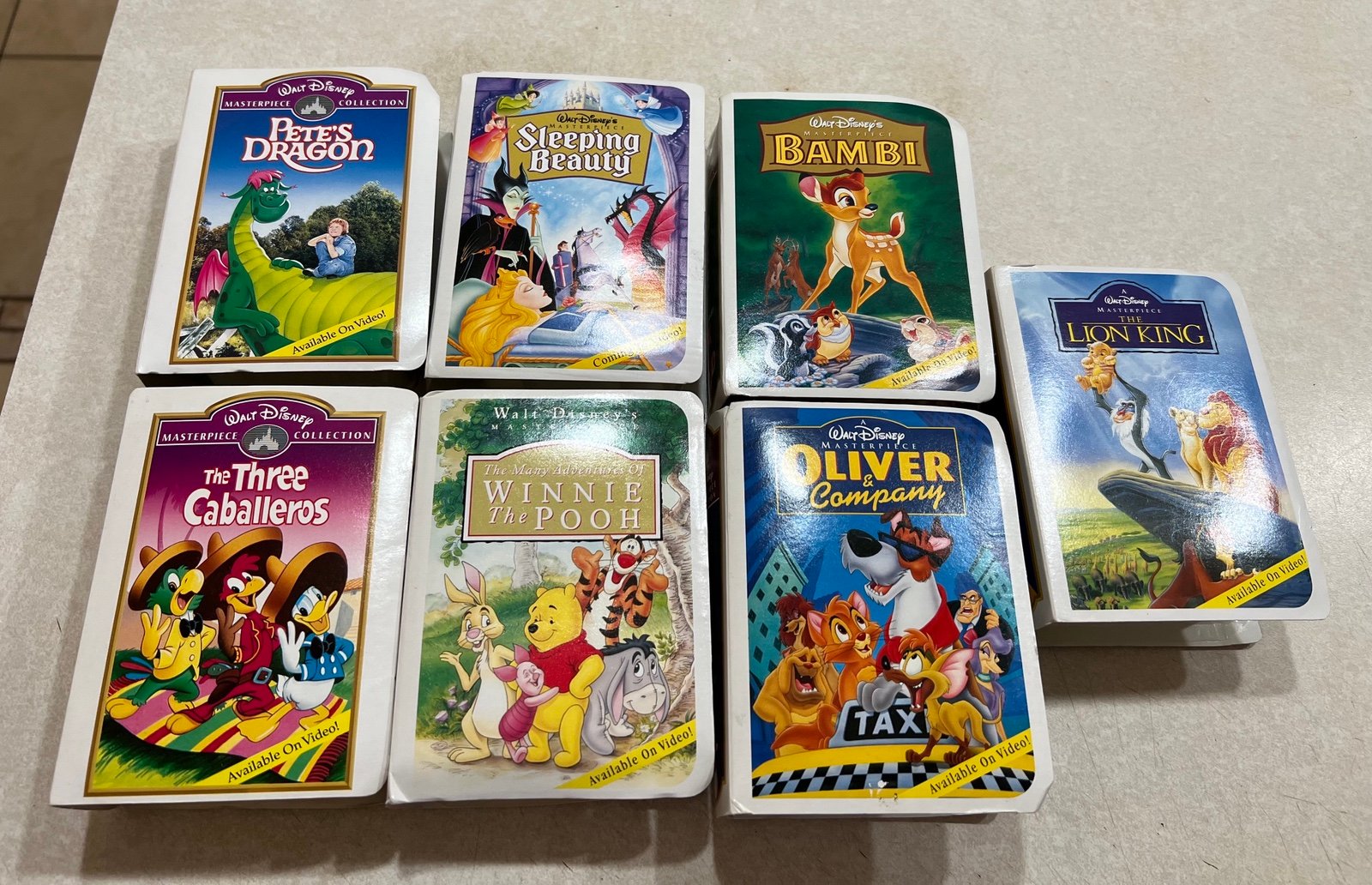 McDonald’s Walt Disney Masterpiece Collection Figurines