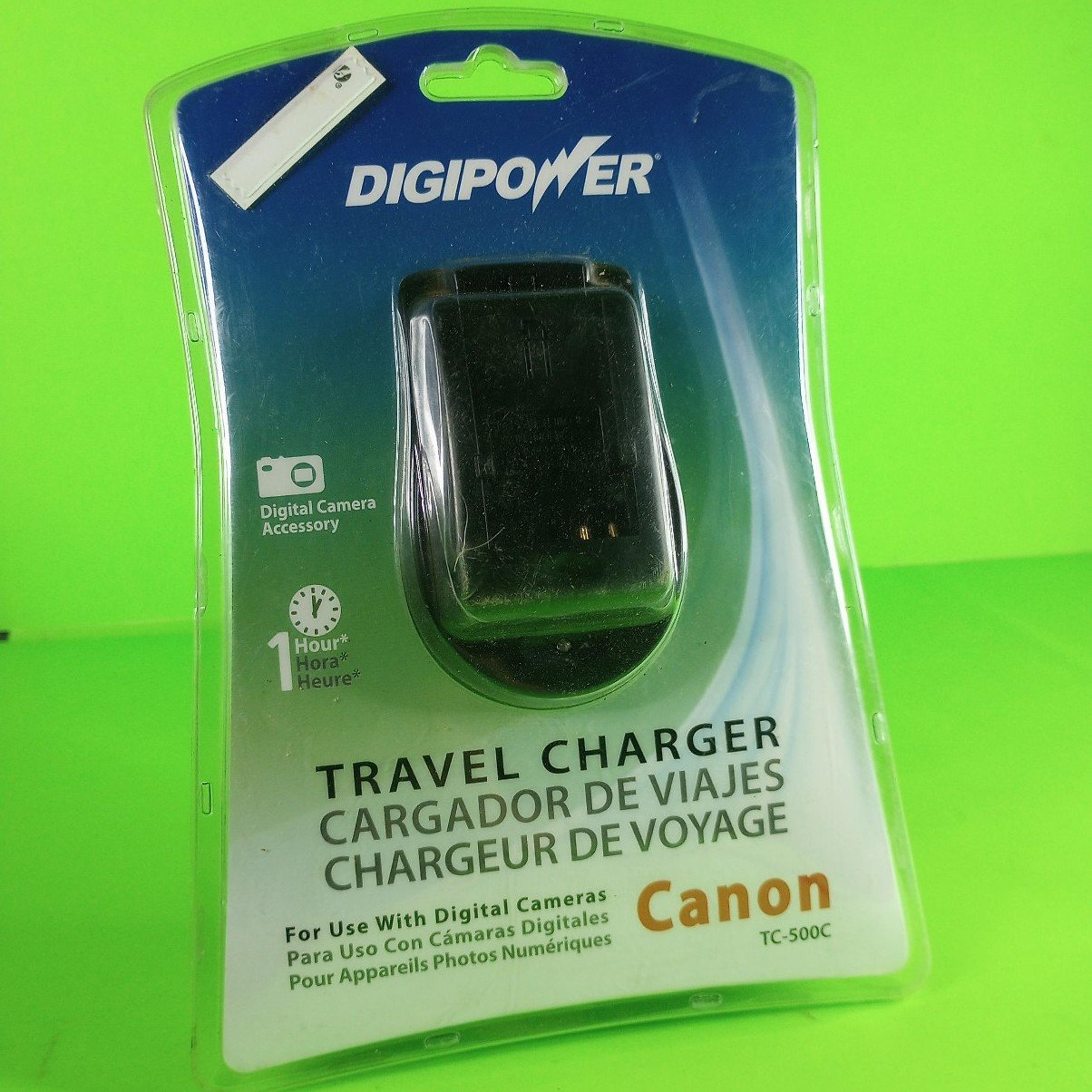 DigiPower TC-500C Canon Digital Camera UNIVERSAL PowerShot NB BATTERY CHARGER