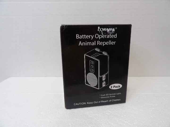 Loraffe  Battery Operated Animal/Rodent Repeller 2 pack Tested Works