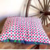 FLORAL POLKADOT DECORATIVE PILLOW Cute Kitchy Boho Cottage 17”x17” NEW w/TAG