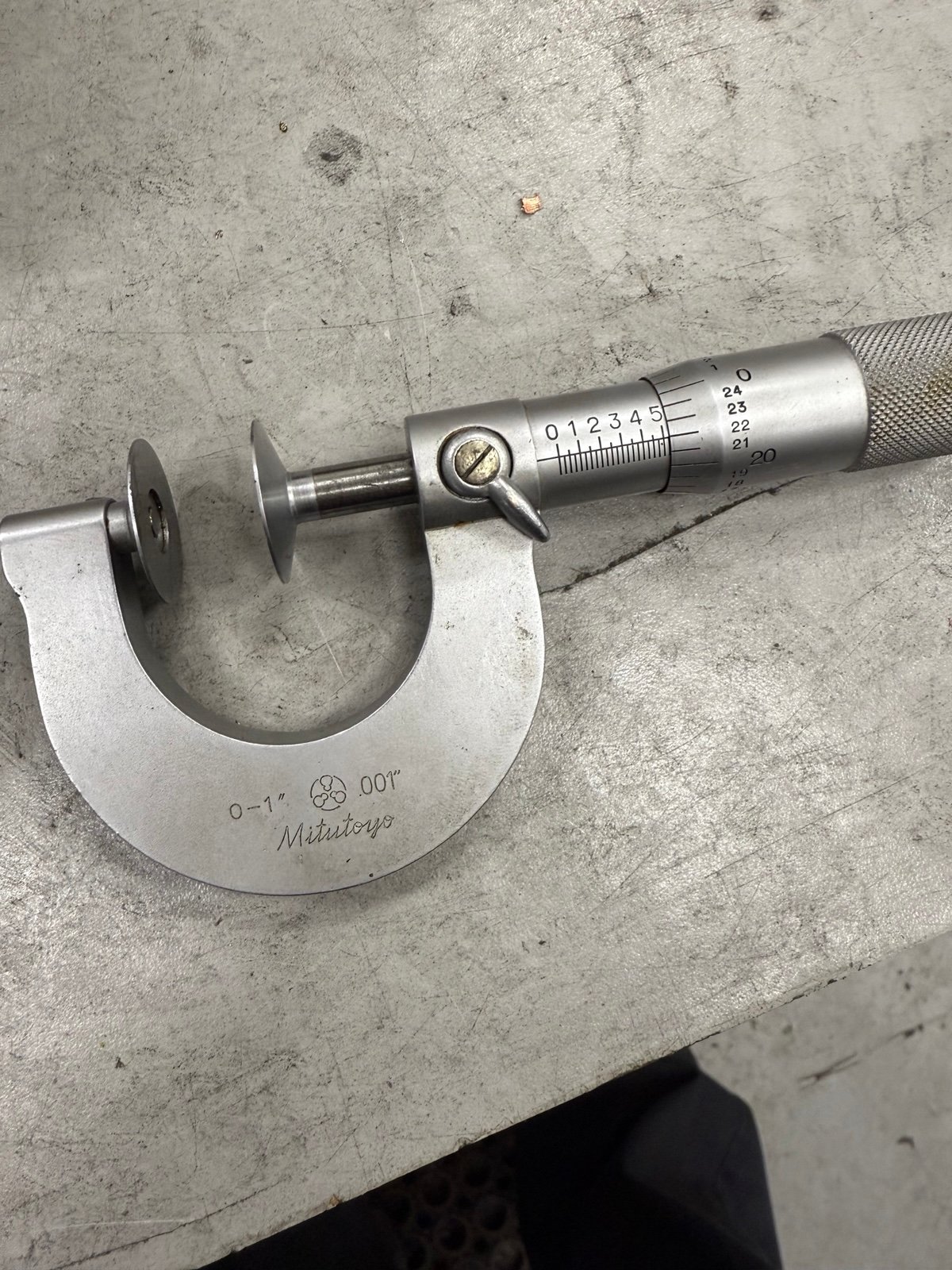 Mitutoyo 0-1 Disc Micrometer