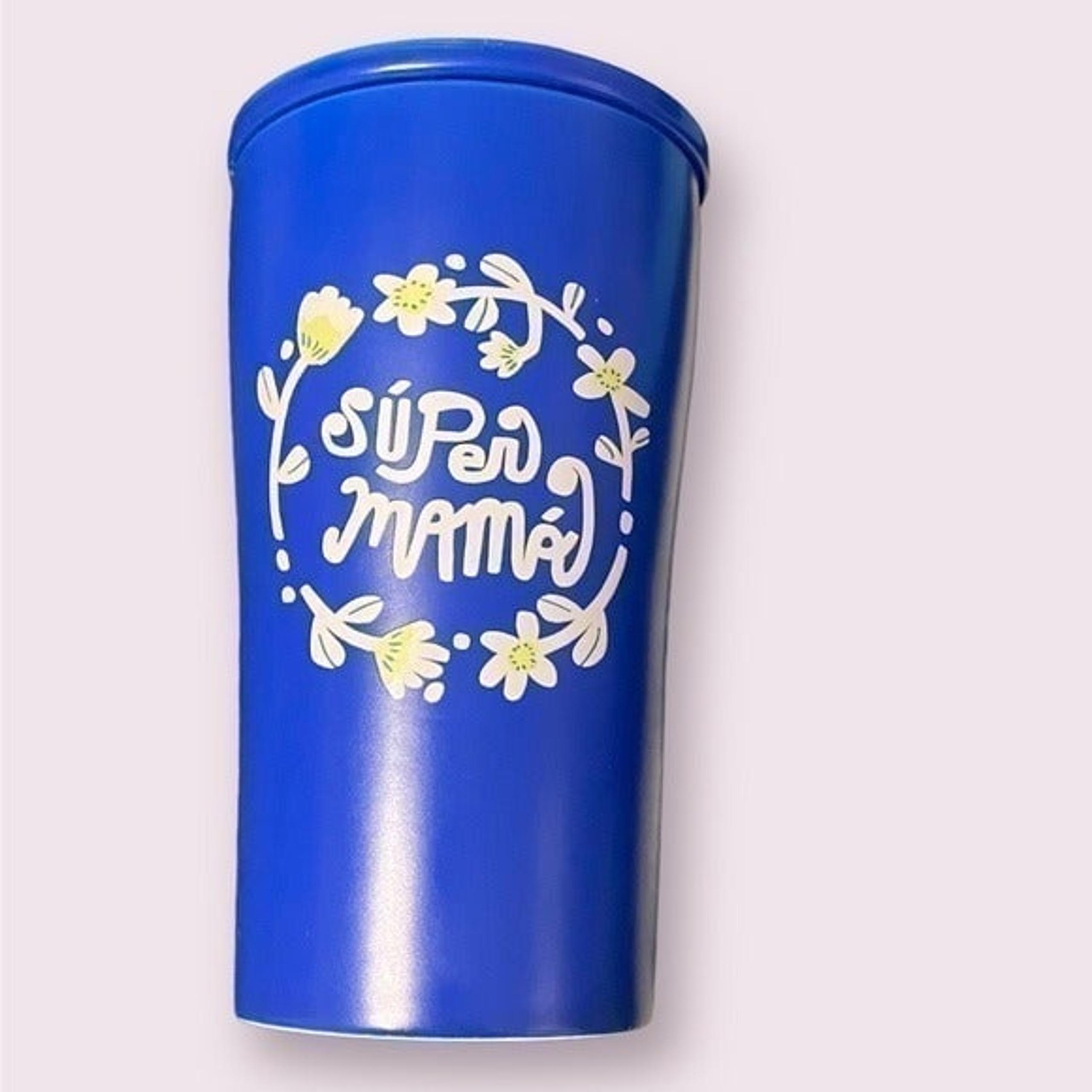Opalhouse Ceramic Mug w/ Lid 'Super Mama'