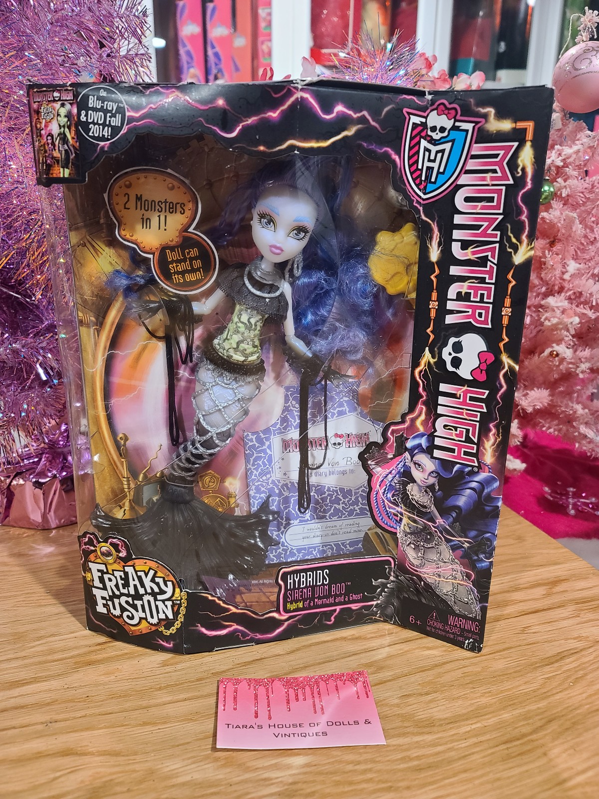 NEW! 2013 MONSTER HIGH SIRENA VON BOO FREAKY FUSION DOLL!