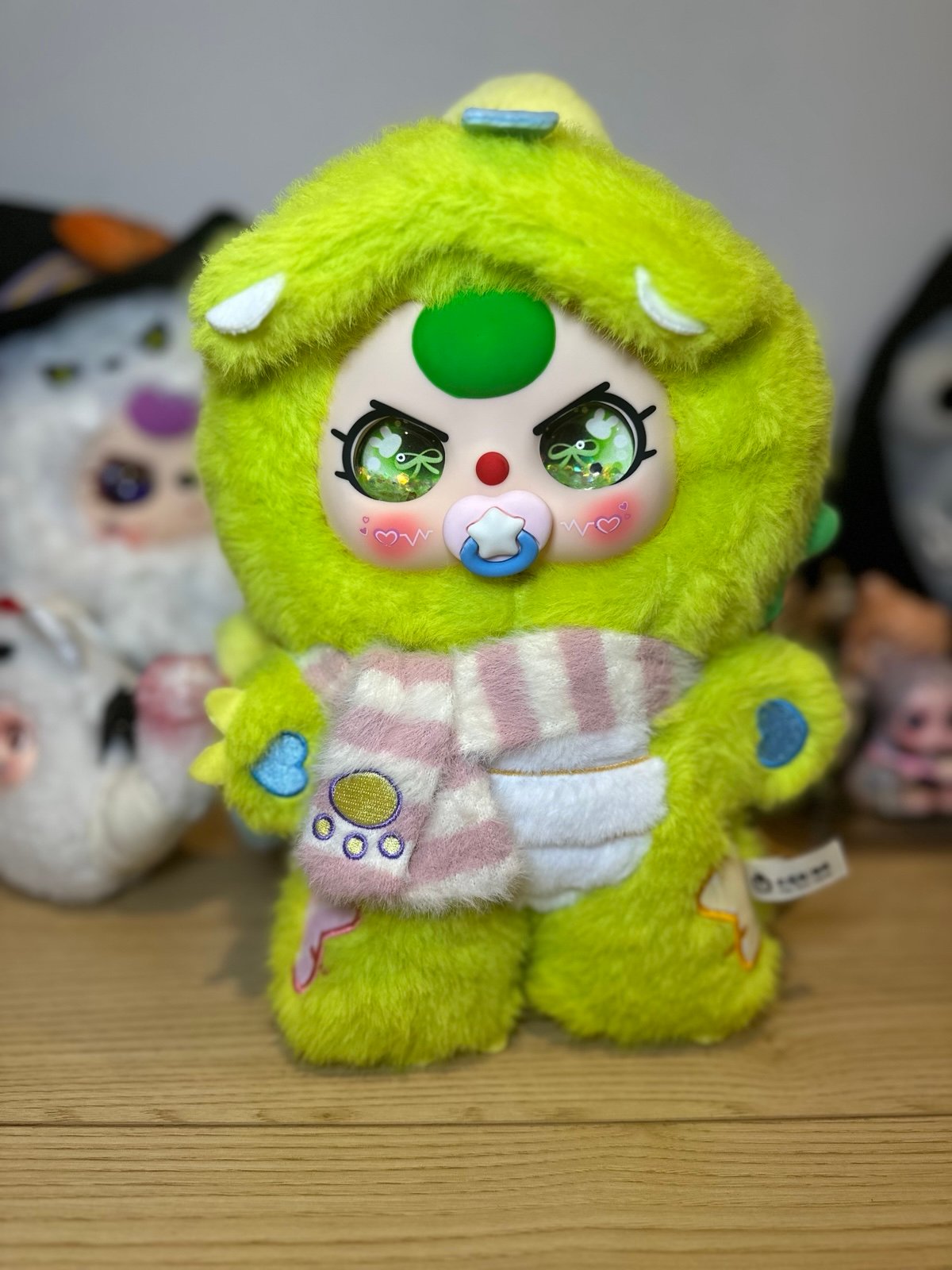 Custom Baby Three 400 Sweet Dream Dino - special liquid eyes & paci