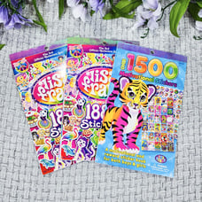 Lisa Frank 2nd & 3rd Official Collectors Set & Motivational Stickers Books