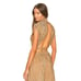 LPA - Adanna Sleeveless Top & Blair Midi Slit Skirt in Gold
