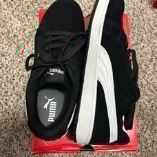 Puma Steel Toe shoe Black and white
