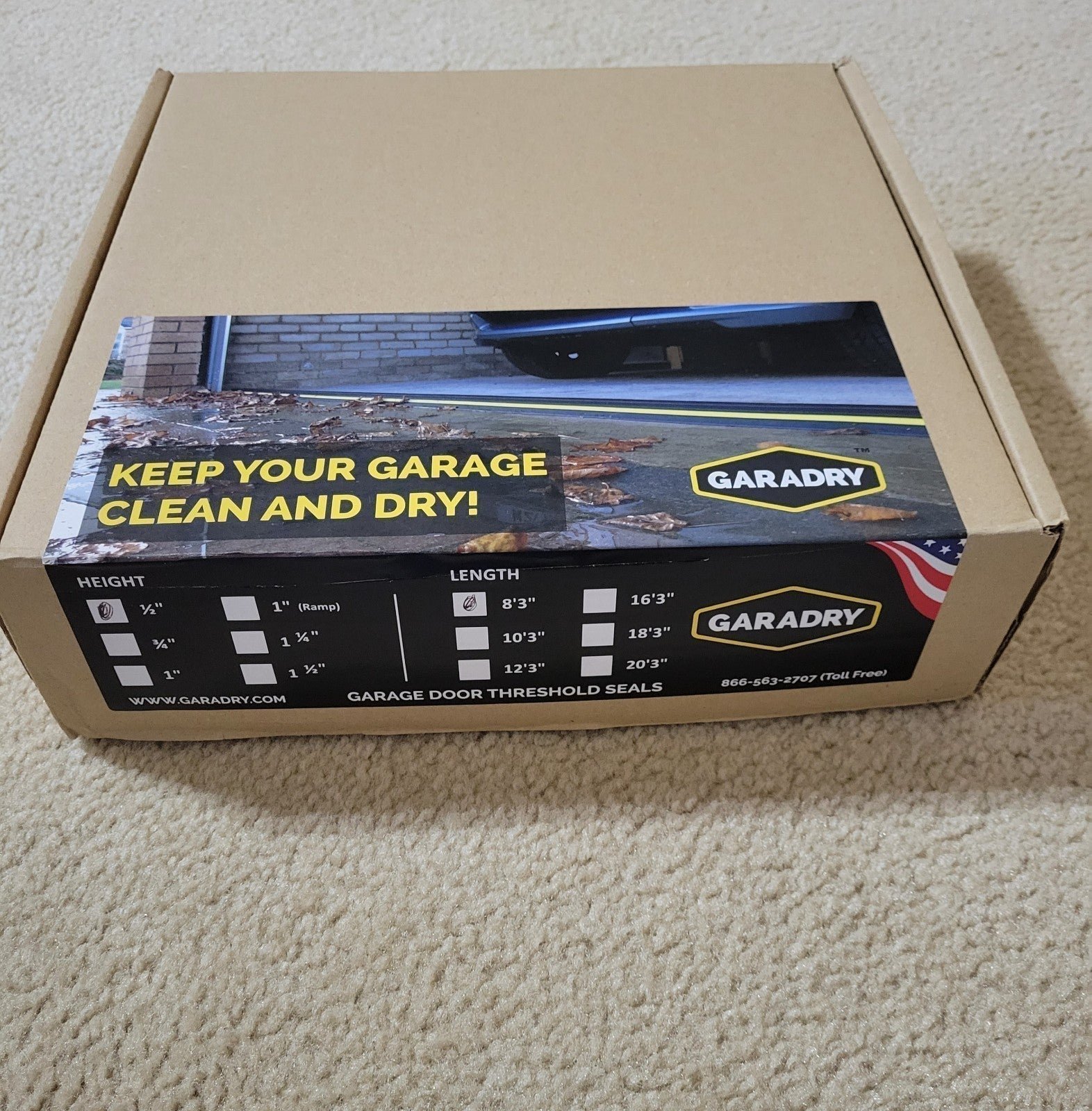 GARADRY Garage Door Threshold Seal Kit