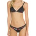 Agua Bendita Serenade Story Lisa Samara Embroidered Bikini Set Black Size XL
