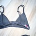 Agua Bendita Serenade Story Lisa Samara Embroidered Bikini Set Black Size XL