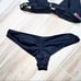 Agua Bendita Serenade Story Lisa Samara Embroidered Bikini Set Black Size XL