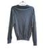 Springfield Cashmere Blend Men's M Gray Neon Skull Print Pullover Sweater