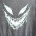 Springfield Cashmere Blend Men's M Gray Neon Skull Print Pullover Sweater