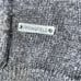 Springfield Cashmere Blend Men's M Gray Neon Skull Print Pullover Sweater