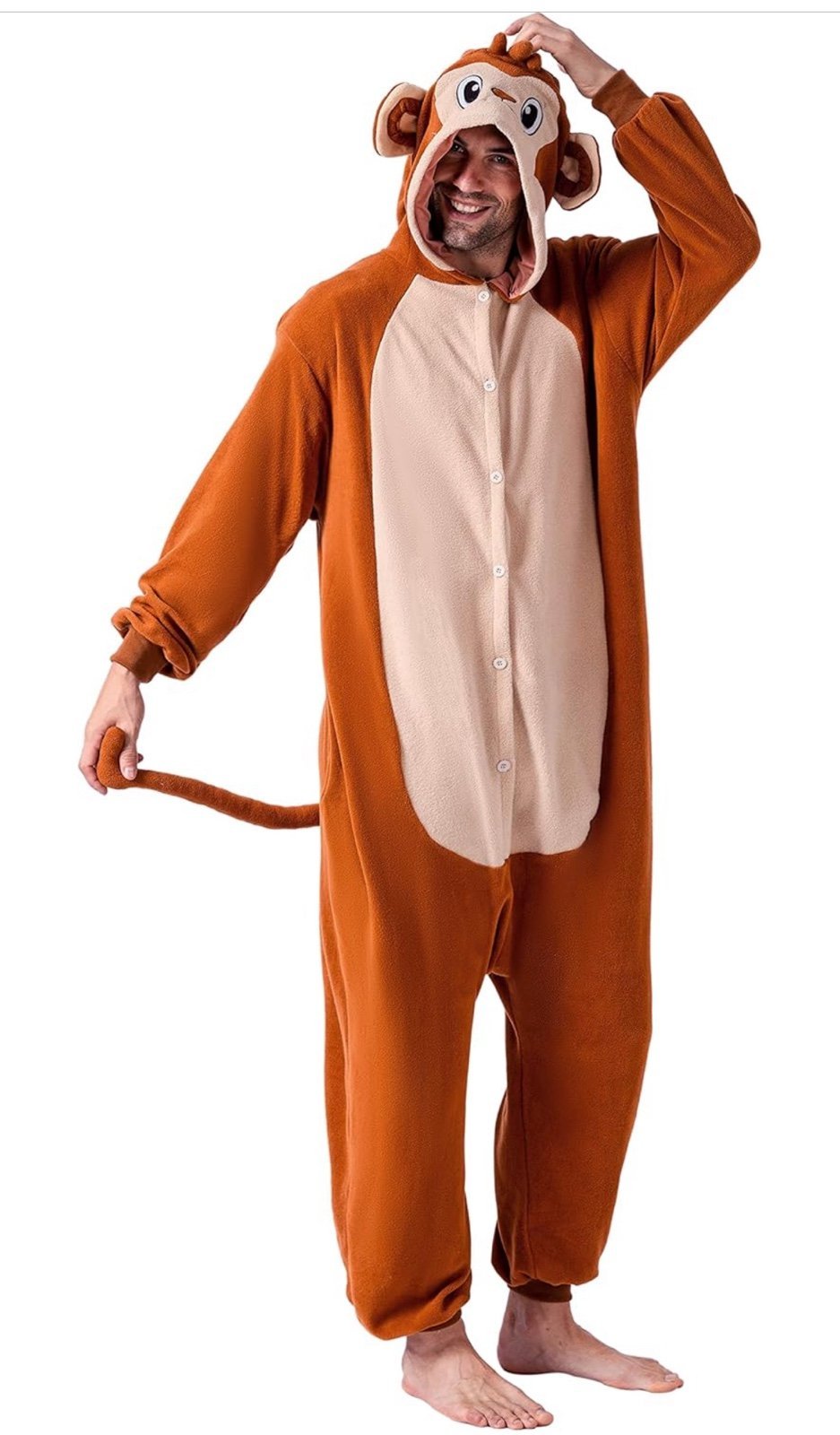 Adult unisex monkey costume