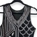 Large Silk Blend Black Silver Tank Top Whimsigoth Vamp Ethereal Gothic Witchy